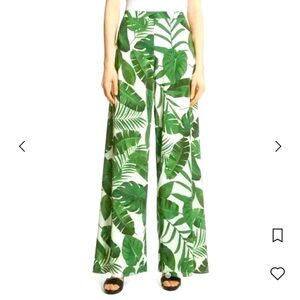 Alice and Olivia wide leg pant and crop top